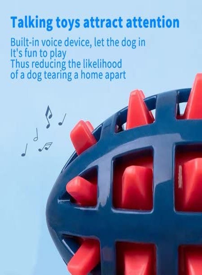 PETLICIOUS & MORE كرة مضغ للكلاب من بيتليشوس آند مور®، مكافأة متينة للكلاب، غلاف مطاطي يصدر صوتاً، مناسبة للكلاب الشرسة في المضغ، لجميع سلالات الكلاب والجراء (عبوة واحدة، قد يختلف اللون) - Image 5